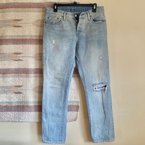 501 Selvedge Distressed Levi’s